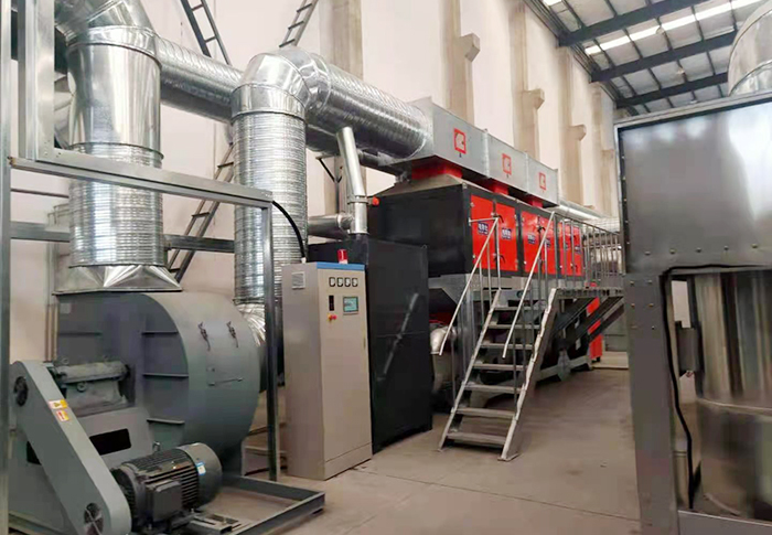 浙江寧波制鞋廠(chǎng)廢氣治理工程案例